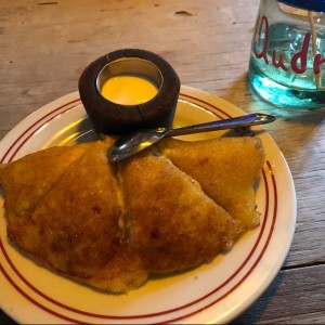 arepa de chocolo con queso 