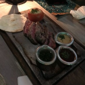 al trapo con pure en tomate