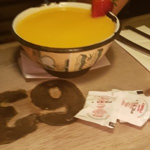 jugo de mango muy bueno