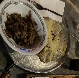 Patacones con carne