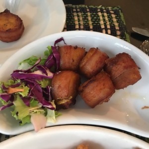 platanos con bacon