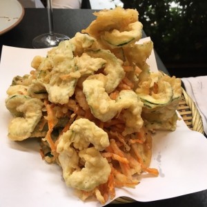 vegetales tempura