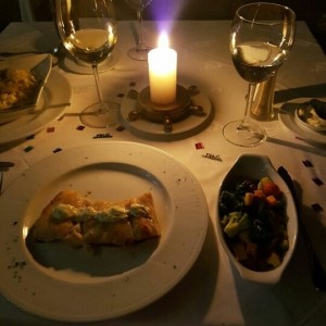corvina con vegetales