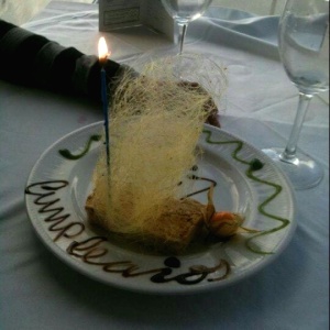 Postre de aniversario
