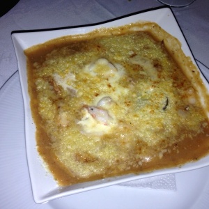 Cazuela de mariscos