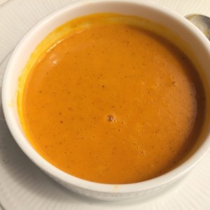 crema de camarones