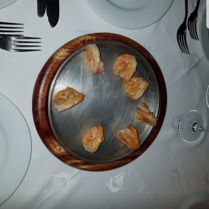 Langostinos a la parrilla