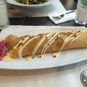 crepe de lomo a la pimienta