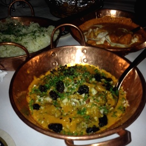 Beef Korma y Butter Chicken