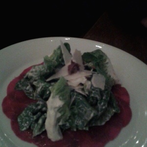 Carpaccio de res