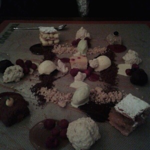 variedad de postres