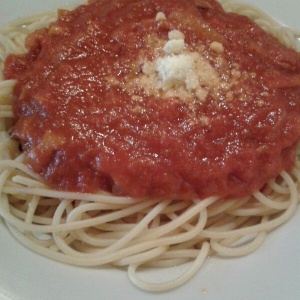 Spaghetti amatriciana