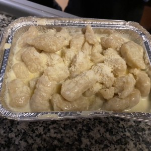 Gnocchis cuatro quesos