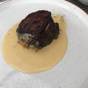 lomo en salsa de mostaza
