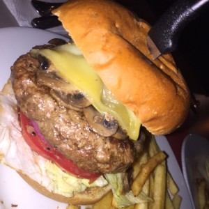 mushroom burger