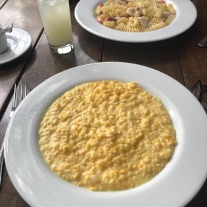 Risotto cuatro quesos