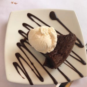 Torta de chocolate caliente