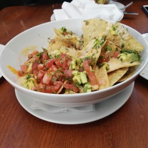 Nachos de cangrejo