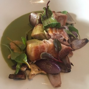 Cerdo en salsa al curry verde