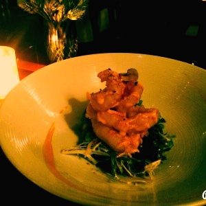 Tempura de langostinos