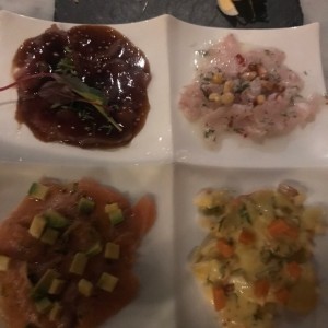 Tiradito 4 sabores