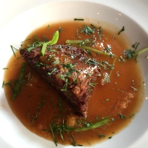 Morrillo en salsa de cerveza