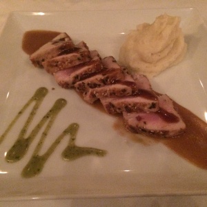 Atun sellado con jamon serrano