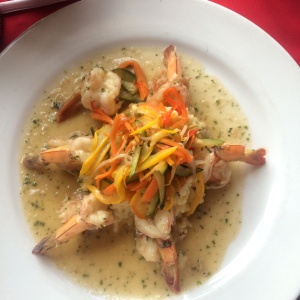 Langostinos al ajillo