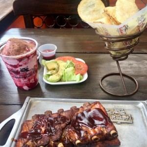 Combo Costillitas Malteada 