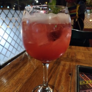 Gaseosa de frutos rojos