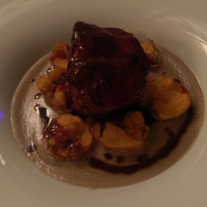 Bondiola a la crema de cubios (food week)