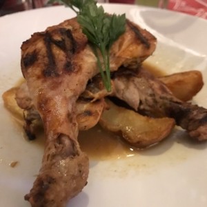no recuerdo pero ella pollo asado a la naranja con algo mas ?