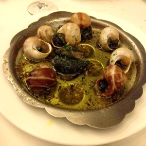 Caracoles al ajillo