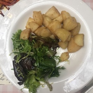Papas en aceite de trufa
