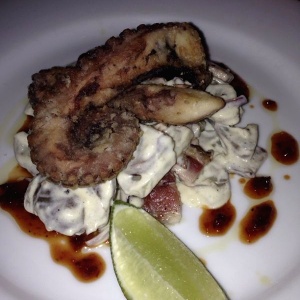 Pulpo crocante