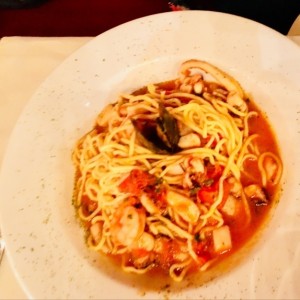 Pasta con mariscos