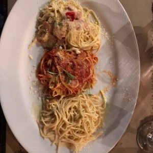 Tris di pasta