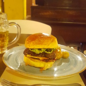 Hamburguesa de portobelo
