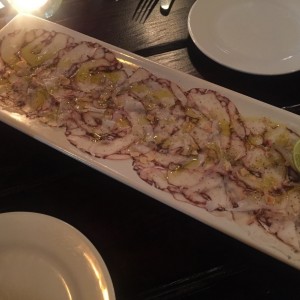 carpaccio de pulpo