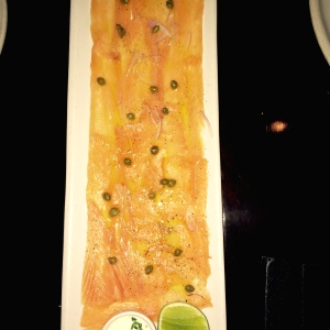 Carpaccio de salmon
