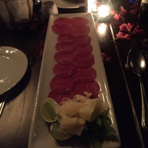 carpaccio de carne