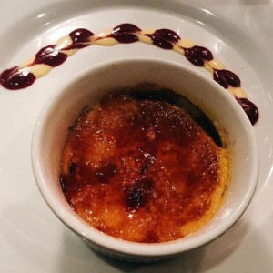 Creme Brulee de frutos rojos