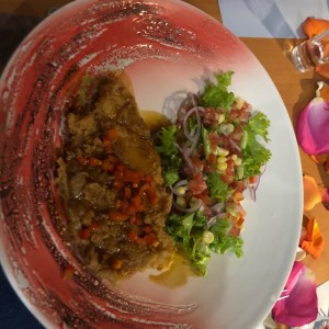 pescado en salsa de tamarindo