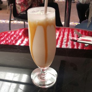 espumado de vainilla frio