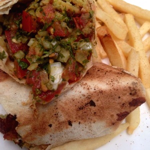 Rollitos de Falafel. 
