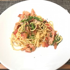 Spaguetti Salmon