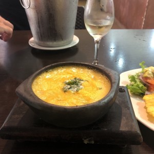 Mini cazuela de camarones