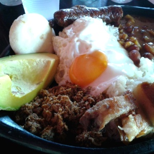 Bandeja paisa... simplemente deliciosa