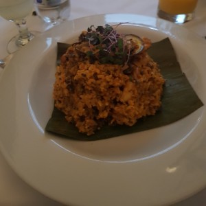 arroz meloso de mariscos