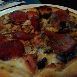 Pizza personal de 5 ingredientes